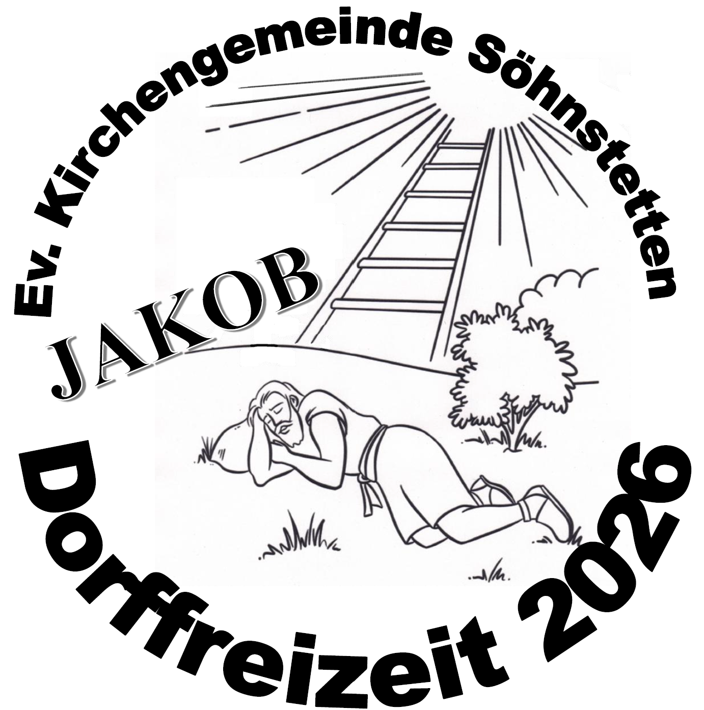 Logo der Dorffreizeit 2026 zum Thema Jakob